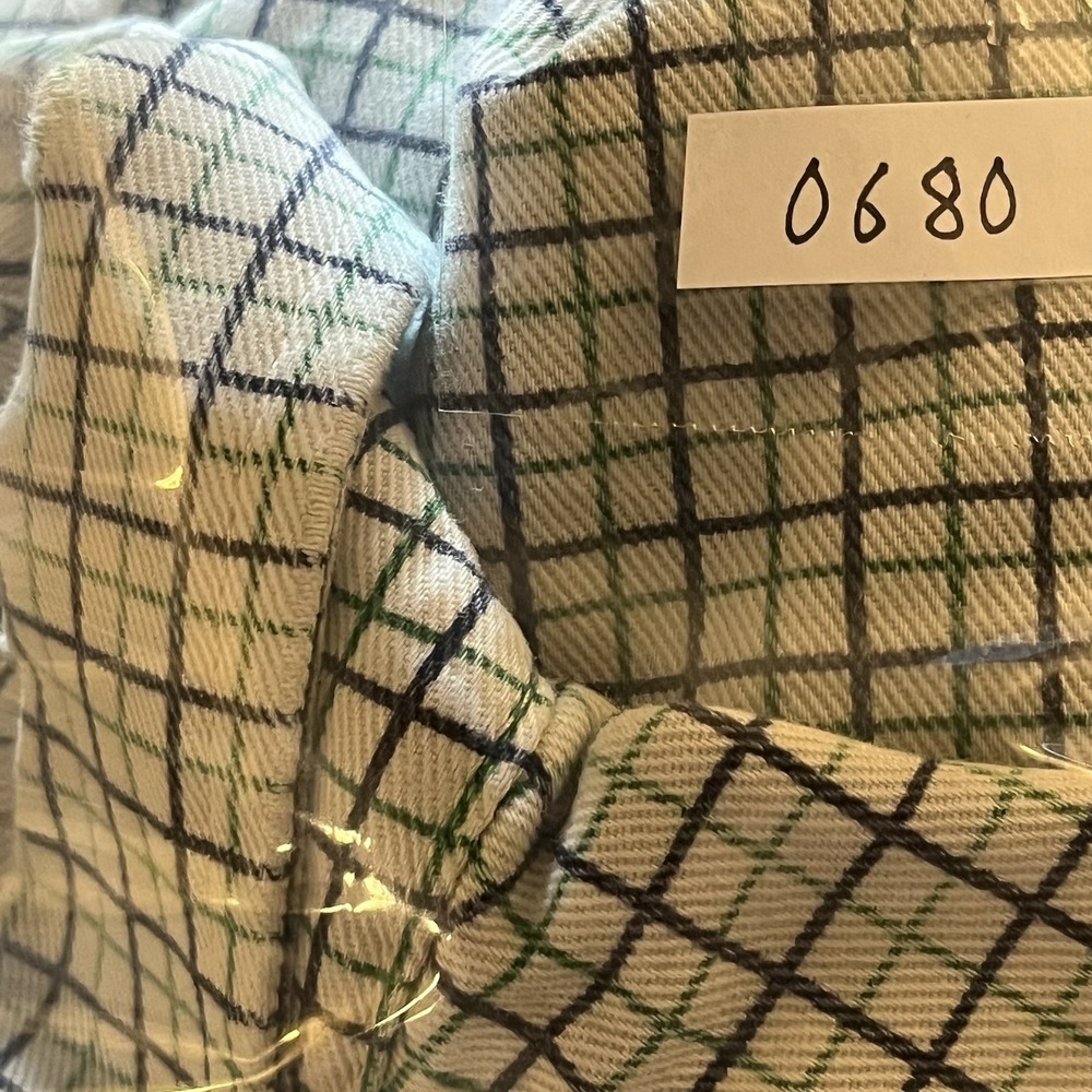 Cinch WRX FR Shirt Mens Large Green Blue White Plaid Check Western Work FLAW* - Picture 12 of 12